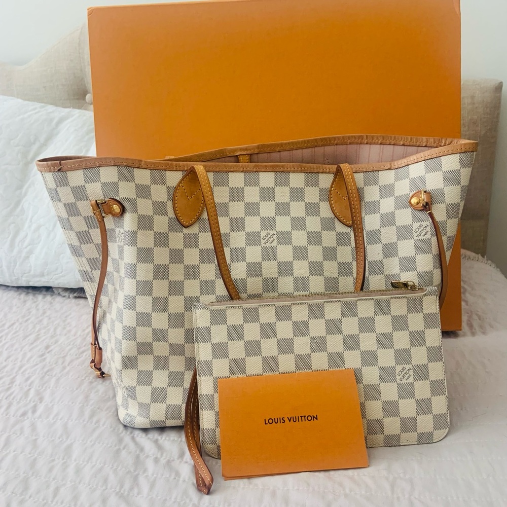 LV Neverfull MM 100%Authentic Includes: ♥️box wristlet and receipt! - Picture 1 of 15